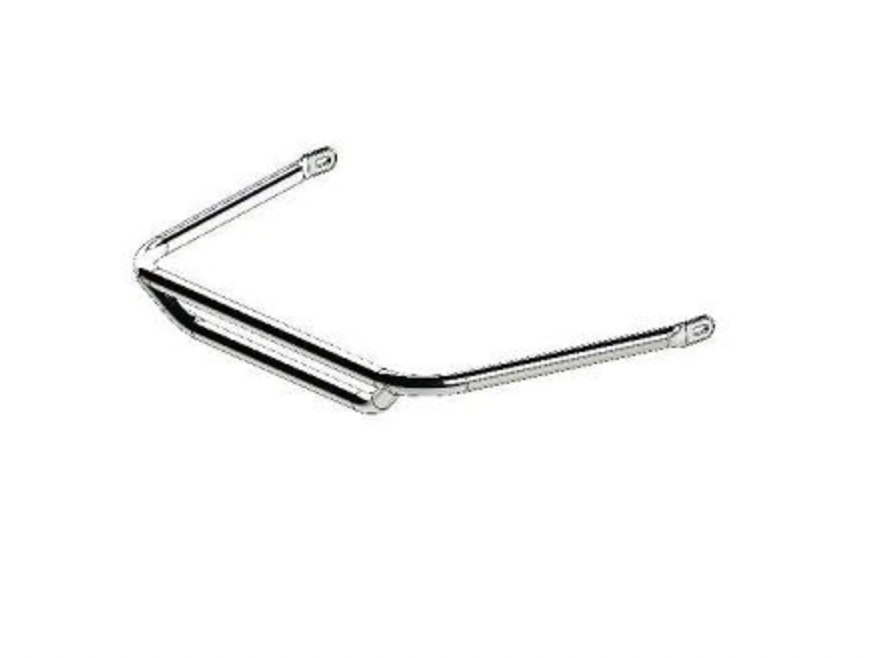 Kart Republic Mini Kart Upper Front Bumper Loop Chrome Mini